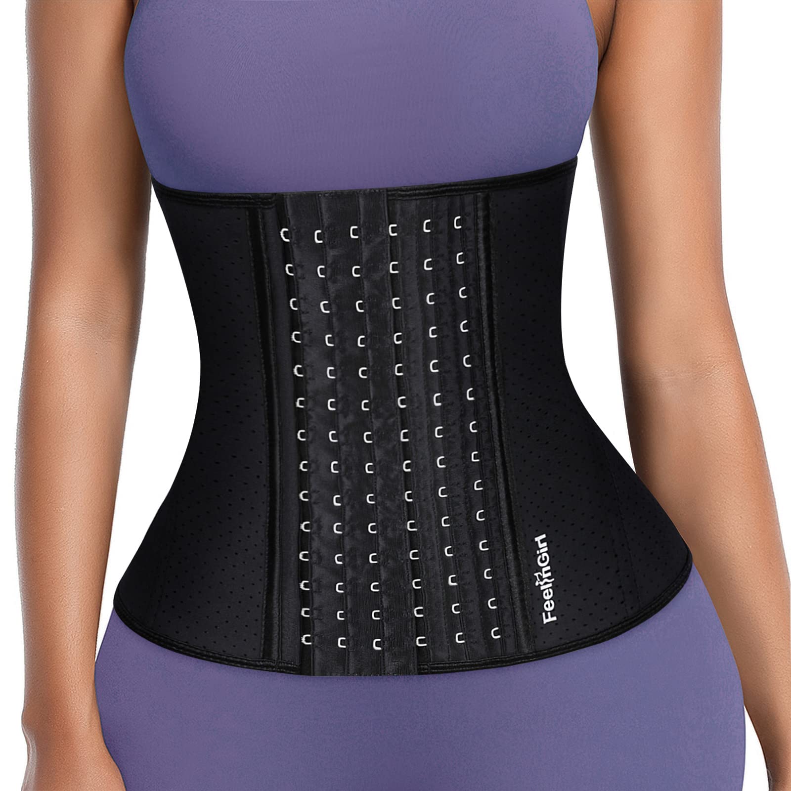 FeelinGirl Latex Waist Trainer for Women