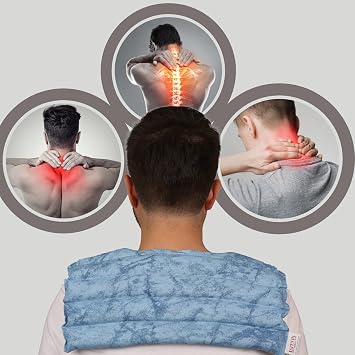 Lapenta Mikrodalga Isı Yastığı | Omuz ve Boyun | Mavi | Aromaterapi Bitki Karışımı