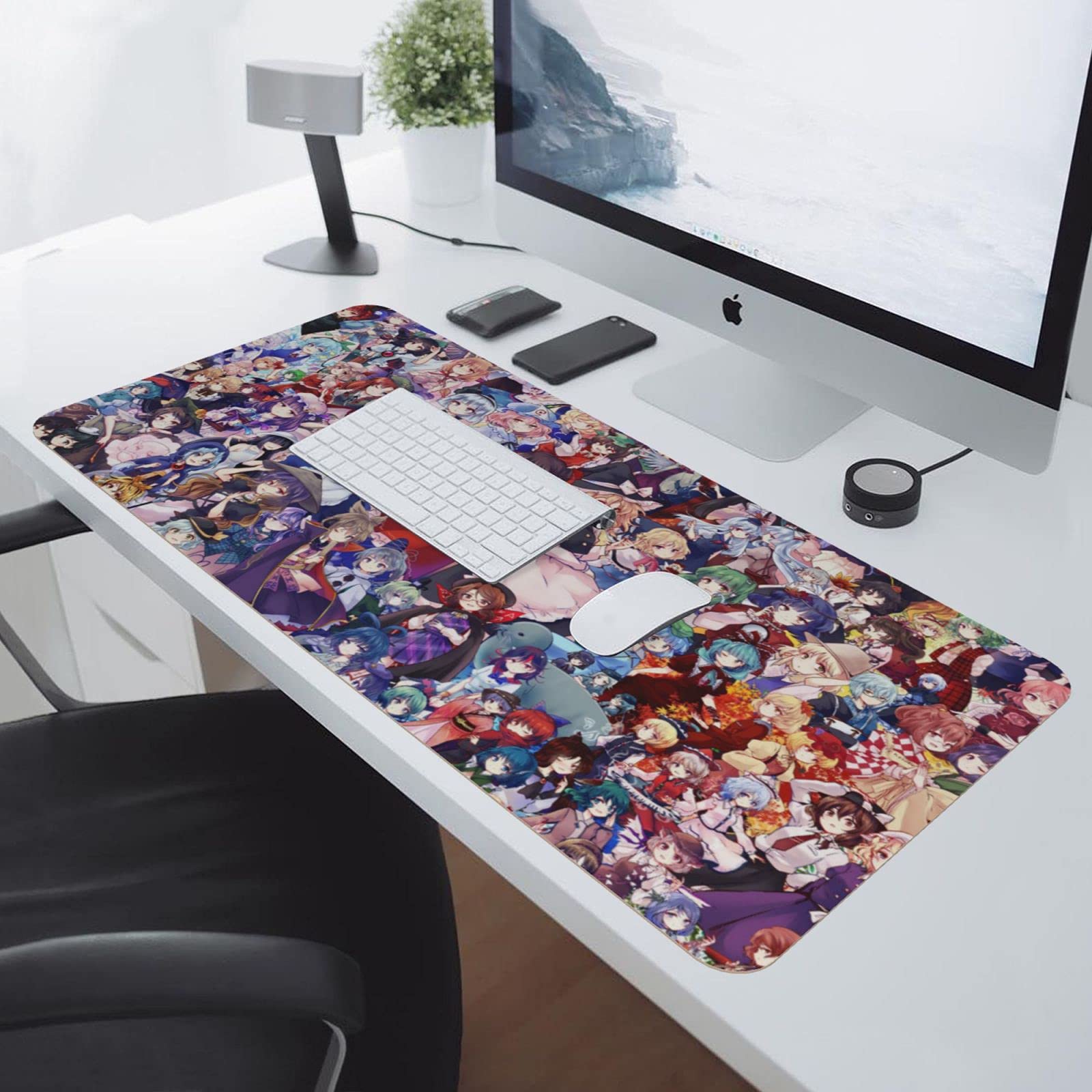 Amazon.co.jp: 東方Project、大型ゲーミングマウスパッド、防水滑り