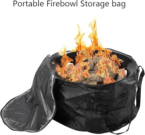 Vista 4 de Organizador de hoguera para exteriores de 19 pulgadas, compatible con hogueras de gas propano Outland Firebowl