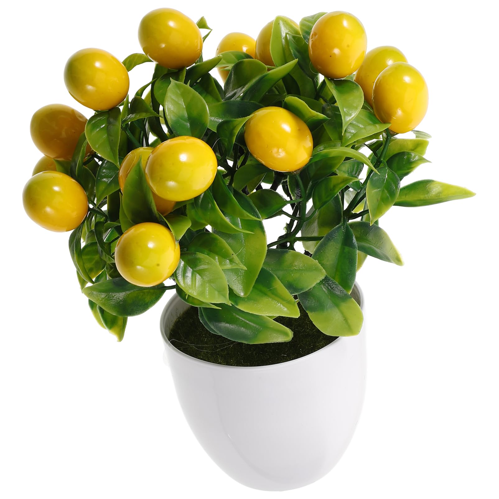 Citronnier artificiel intérieur MAGICLULU pour créer une ambiance bohème au salon