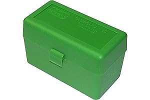 MTM 50 Round Flip-Top Rifle Ammo Box, Green