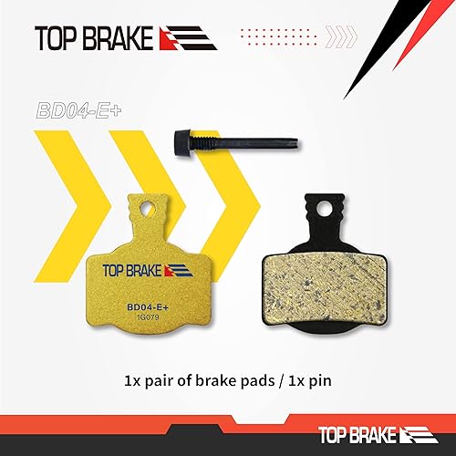 Miniatura 3 de TOP BRAKE Pastillas de freno de bicicleta de disco para MAGURA MT2MT4MT6MT8MT4EMT Trail RearMT8 ProMT8 SLMT Sport (pin incluido)