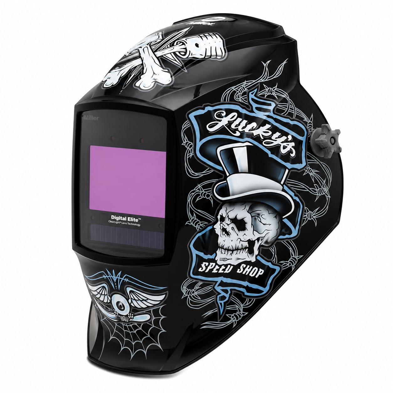 Miller Digital Elite™ Welding Helmet, ClearLight™ 4x, Lucky's Speed Shop™