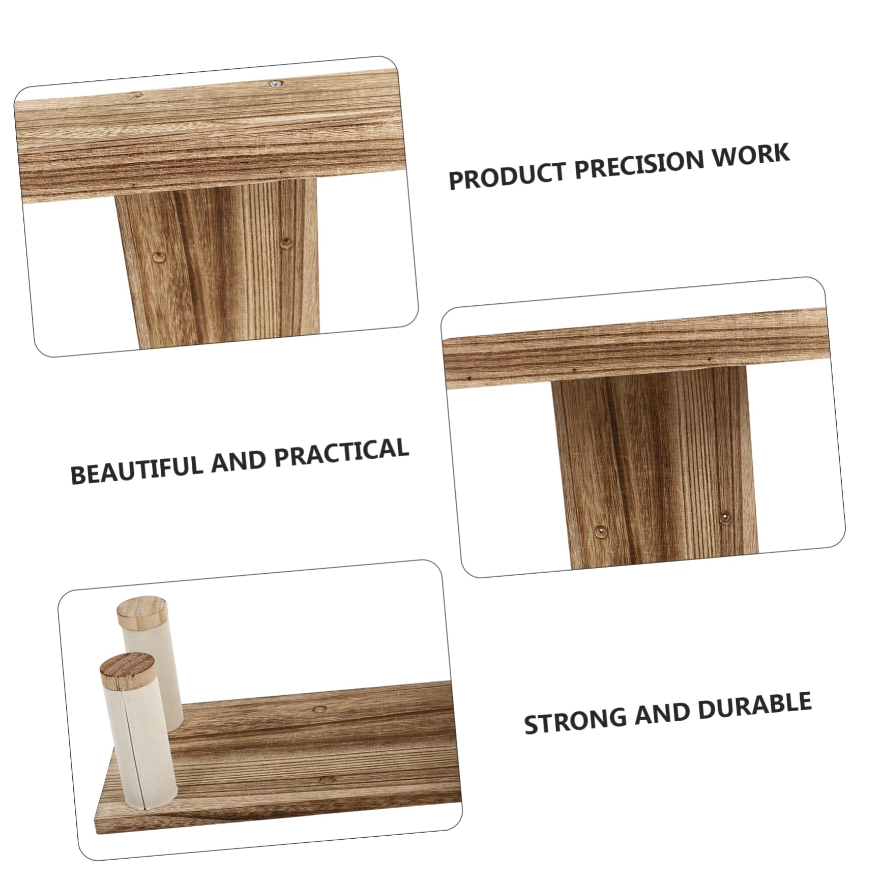 Gancio per Chitarra in Legno 2 Pezzi Supporto a Parete | Chitarra e Mandolino, per Casa e Piccolo Appartamento, Facile da Rimuovere, Salvaspazio