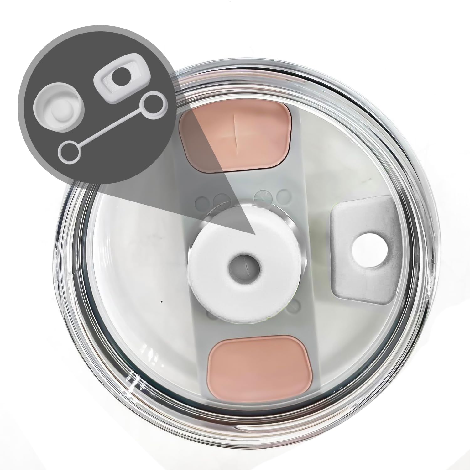 Bouchons Anti-fuite Silicone Pour Gobelets - Lot De 2, Compatibles Version 1.0 Et 2.0