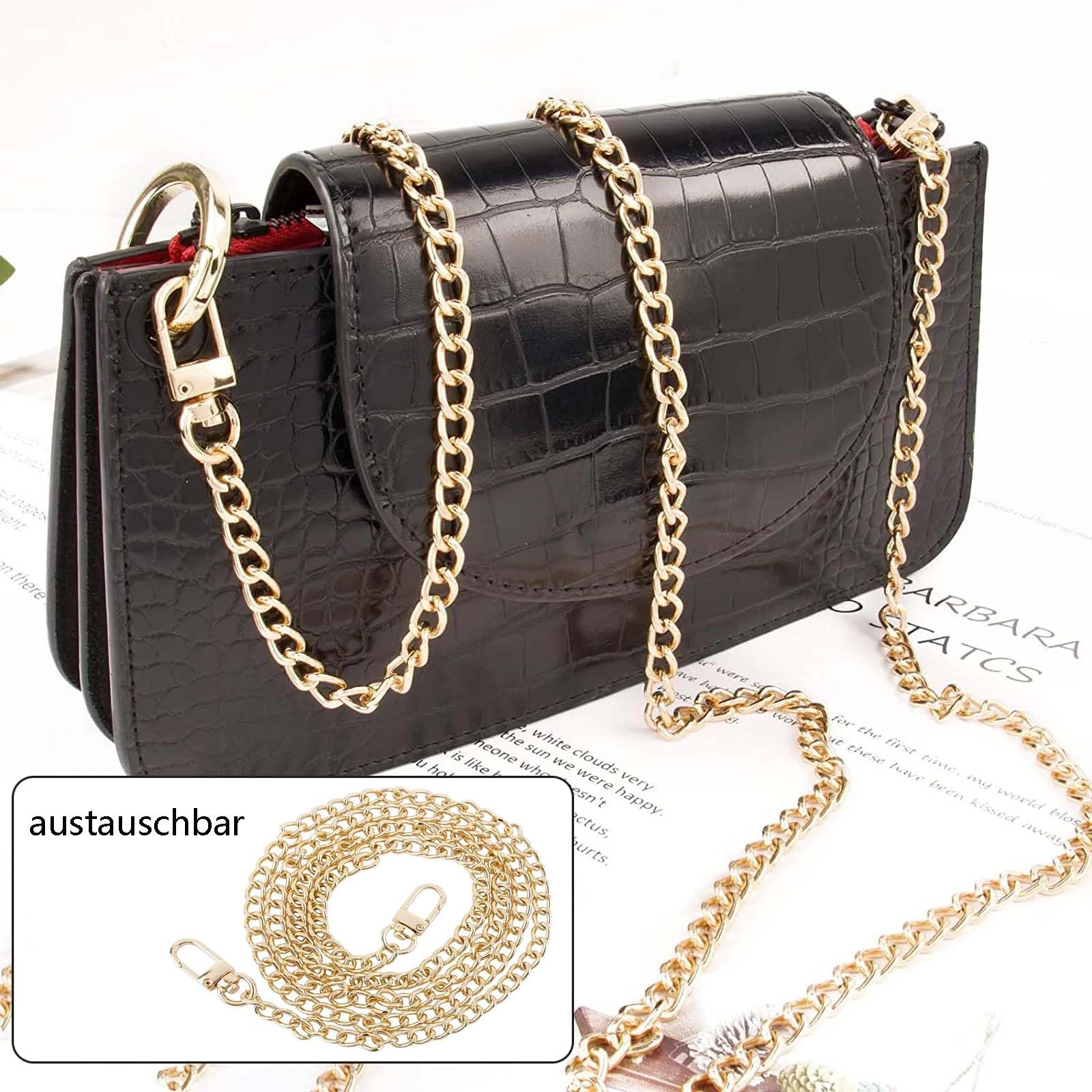 Gold Taschenkette & Geldbörsenriemen - 120cm Ersatzriemen Für Handtaschen