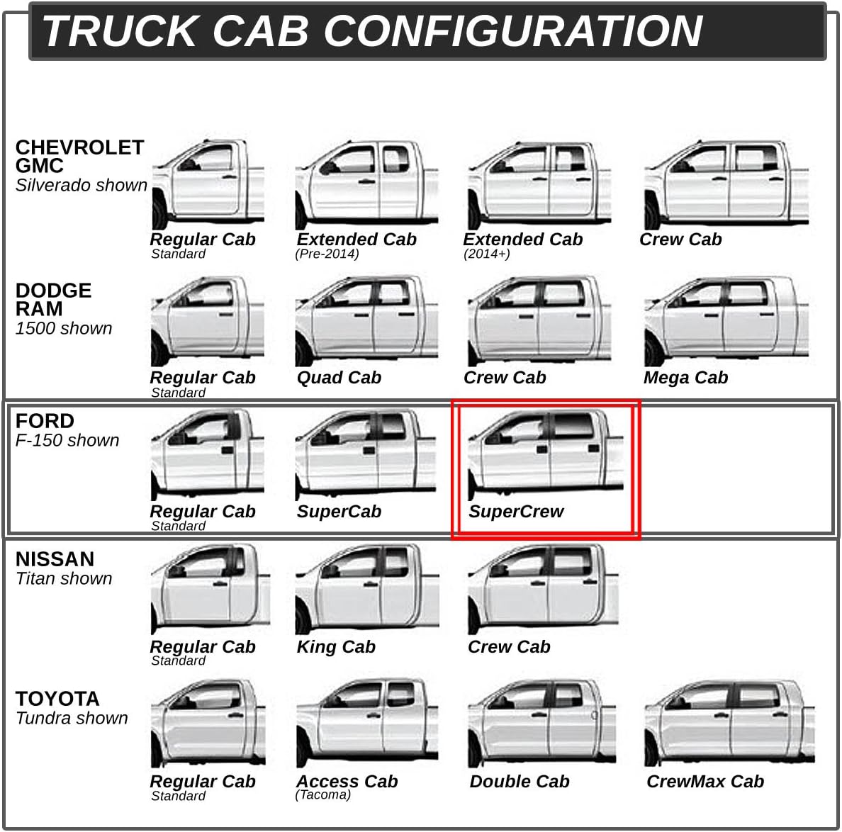 Auto Dynasty Running Boards Compatible with 2009-2014 Ford F-150 Super Crew Cab, Stainless Steel Side Step Rail Nerf Bars, 3" Step Bars, Polished Chrome 2010 2011 2012 2013