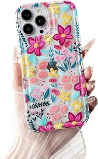 for iPhone 13 Pro Max Case, TPU, Drop Protection, Flower
