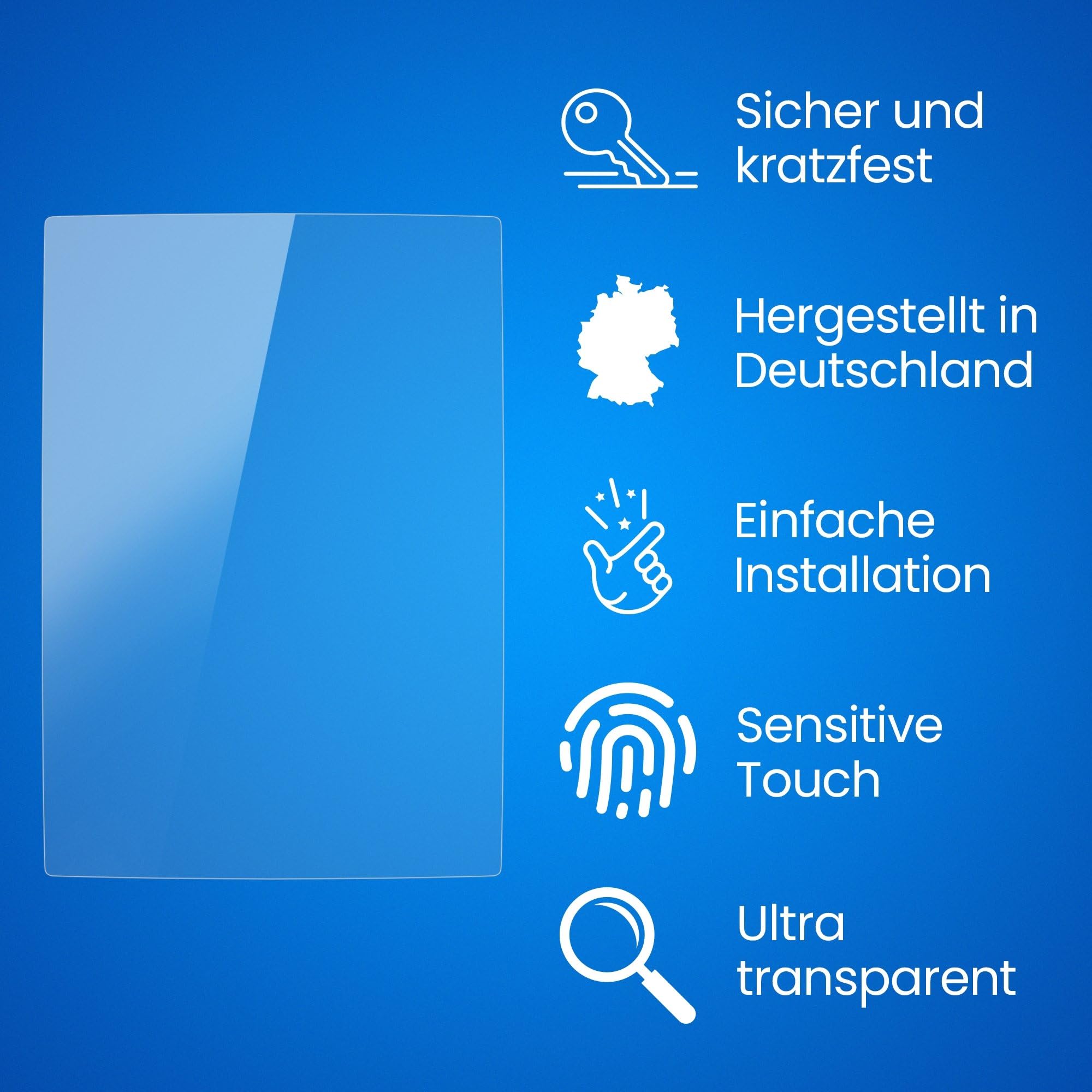 AtFoliX 2x Lámina Protectora De Pantalla Para Alcatel 1T 7 Mate Y