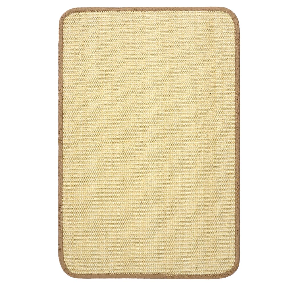 Mata do drapania z samoprzylepnym podkładem, 60 cm x 40 cm, naturalny sizal, mata do drapania dla kota, antypoślizgowa mata do drapania, ochrona mebli na sofie, dywan do drapania, ochrona