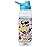 Silver Buffalo Sanrio Hello Kitty and Friends Featuring Badtz-Maru, Keroppi, My Melody, Pochacco, Chococat, Pompompurin, Kuromi, and Little Twin Stars Water Bottle with Screw-On Lid, 28 Ounces
