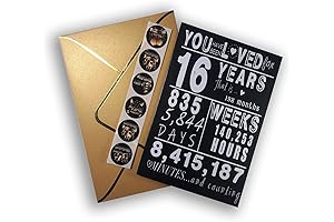 Celebrate the Sweet 16: A Sentimental Card for Teenagers