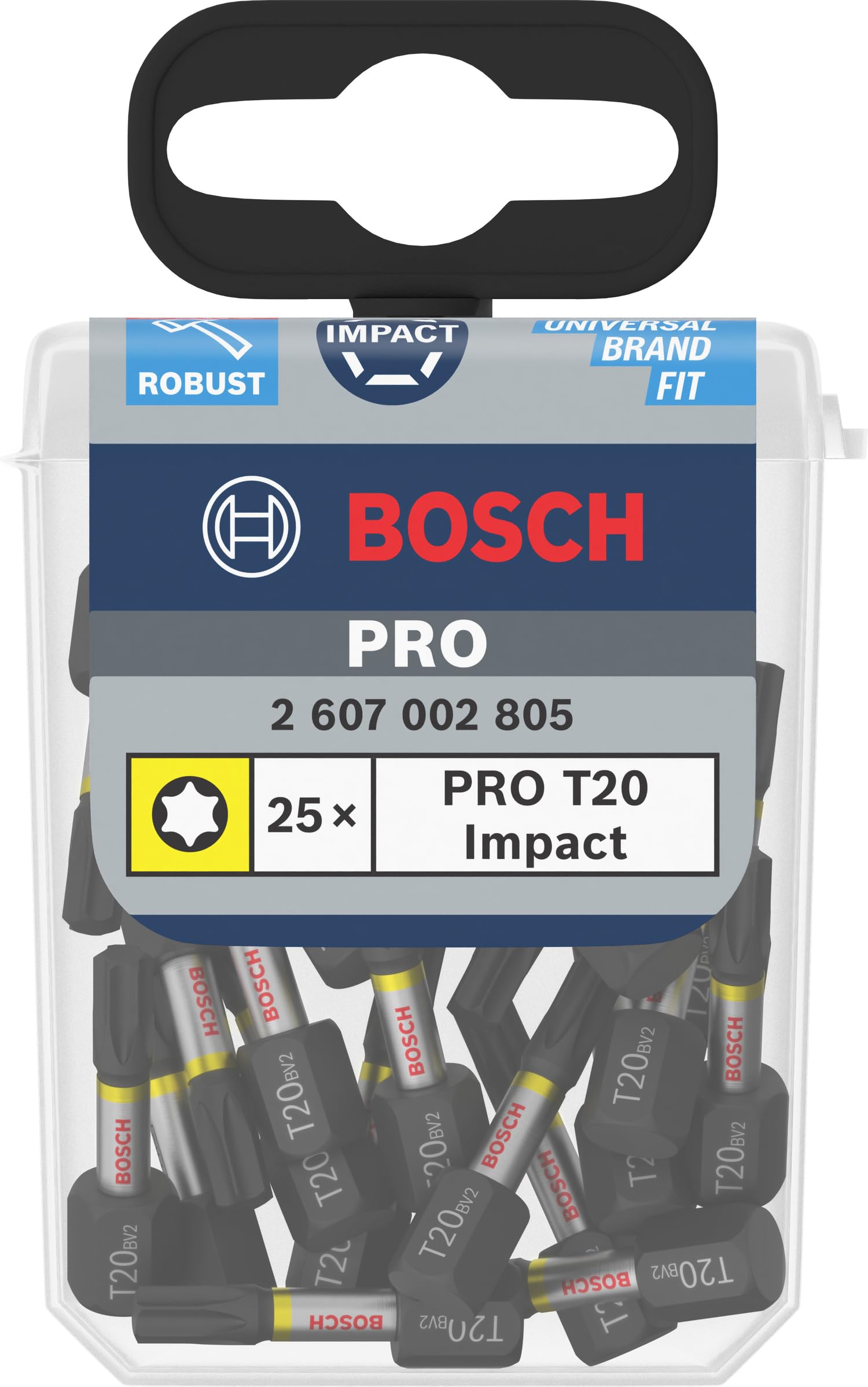 Bosch - Juego de puntas Torx para destornillador Torx (25 mm, 25 mm)