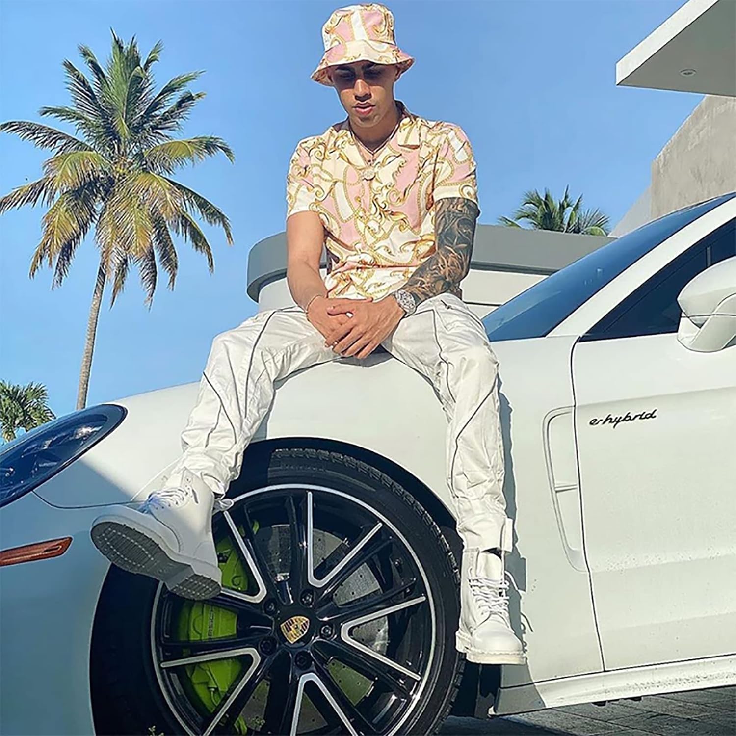 BOOMLEMON Men's Cargo Jogger Pants Reflective Technical Hip Hop Harem Pants Punk Streetwear Tactical Track Pants - Image 4