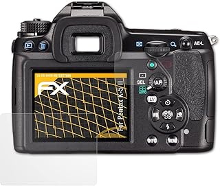 atFoliX Screen Protector compatible with Pentax K-5 II Screen Protection Film, anti-reflective and shock-absorbing FX Protector Film (Set of 3)