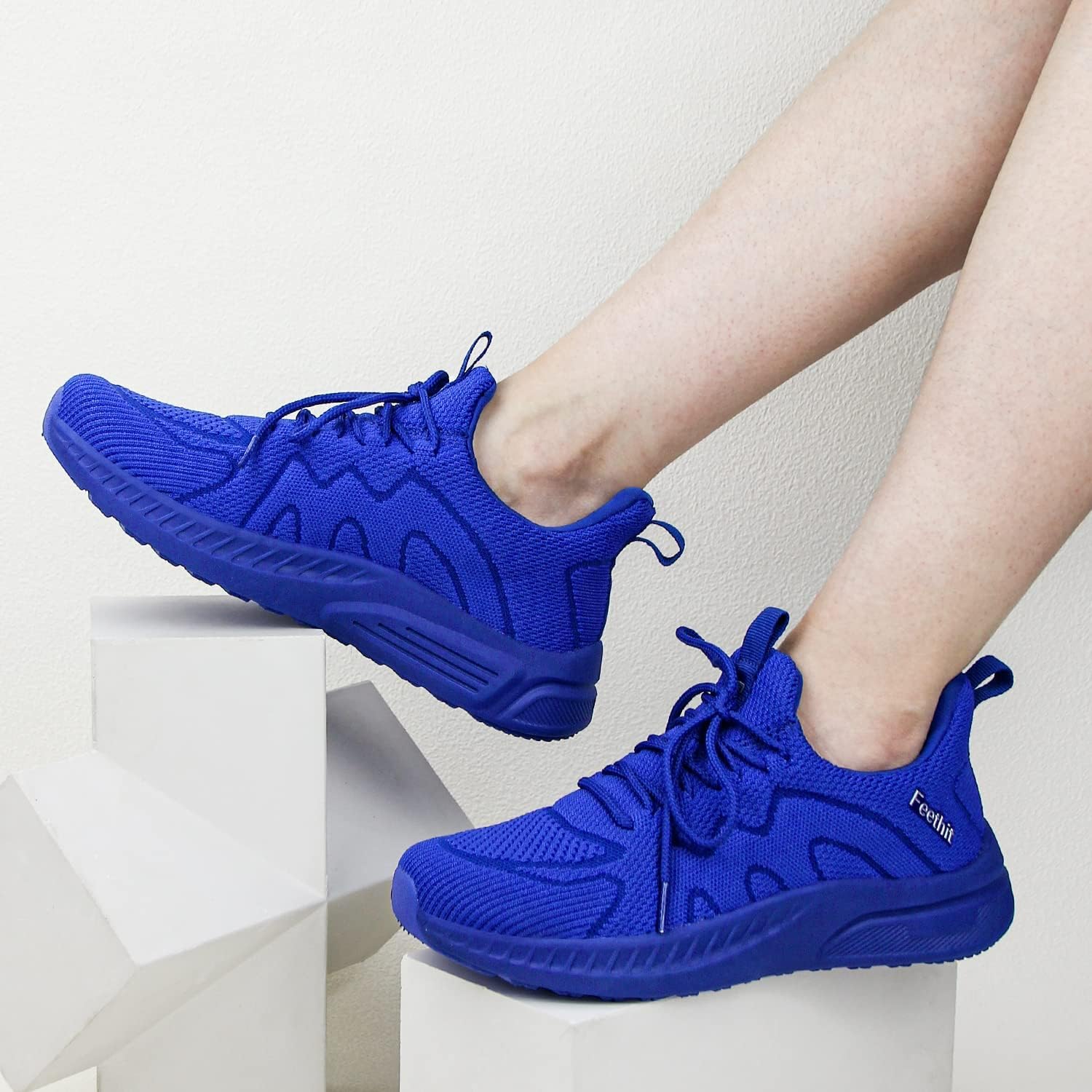 Feethit Womens Running Shoes Tennis Walking Shoes Slip on Sneakers Lightweight Gym Shoes for Workout Work Travel Athletic - Image 2