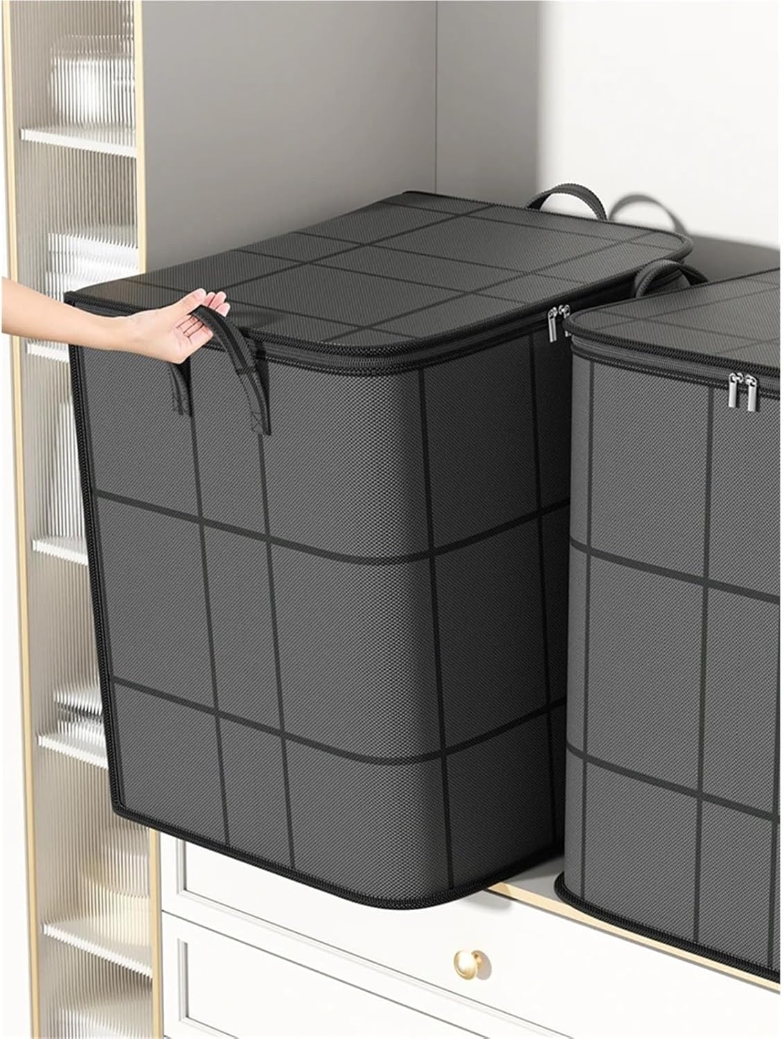 Cushion Storage Bag Travel Bag Large Capacity Storage Portable Sports Multifunctional For Clothes, Quilts, Cabinets And Bed Bottom(8/10)