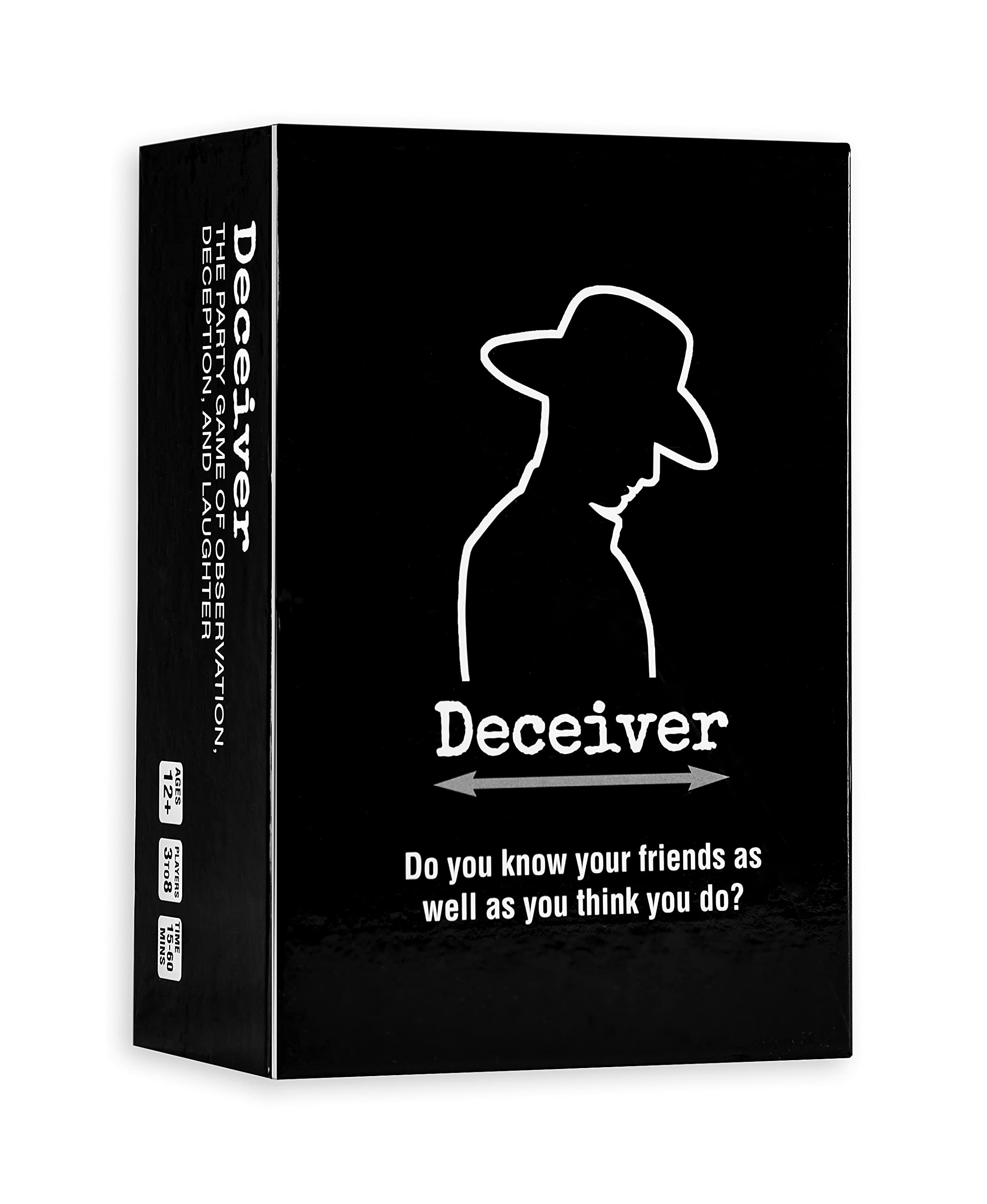 Deceiver Card Game - The Party Game of Observation, Deception, and Laughter, Family Game for Adults and Kids of All Ages, Players 3-8
