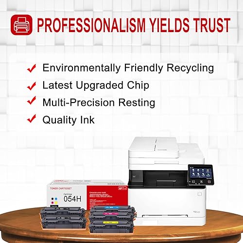 Miniatura 5 de Paquete de 3 cartuchos de tóner negro 054H 3028C001: compatible con CRG-054H de repuesto para Canon imageCLASS MF642Cdw MF644Cdw MF640C MF641Cw