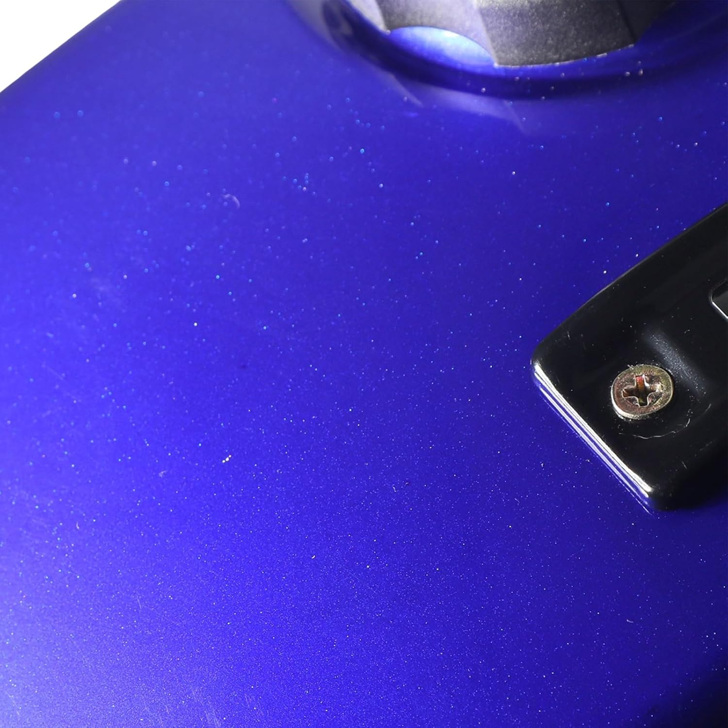 Upgrade Metallic Paint Gas Fuel Tank with Fuel Level Gauge fit for Predator 212cc Hemi,GX160/GX200, for Coleman CT200U, BT200X, Baja Warrior Mini bike(Blue)
