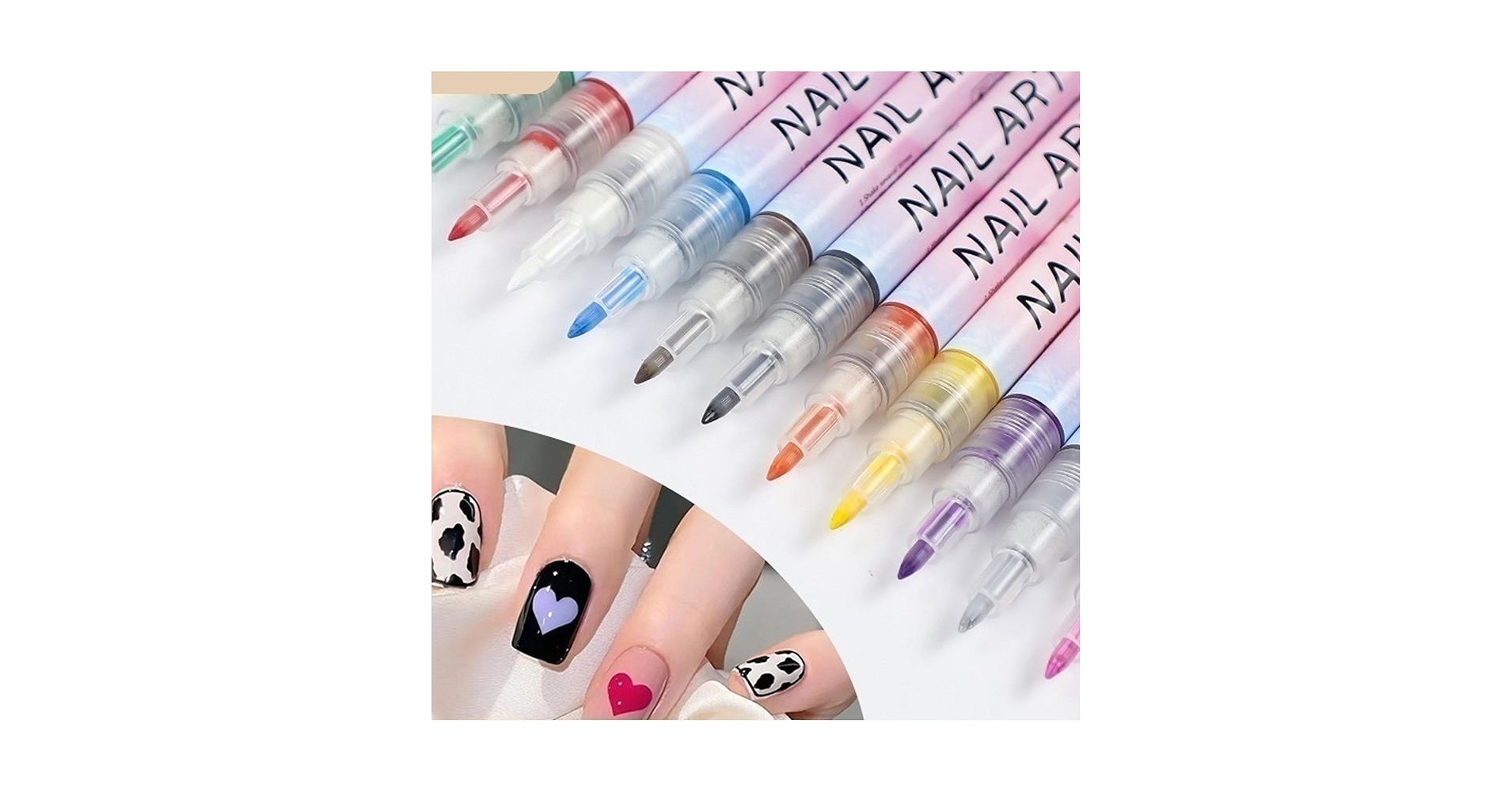 Amazon.co.jp: 12 個 3D マニキュアペン 0.5 ミリメートル先端