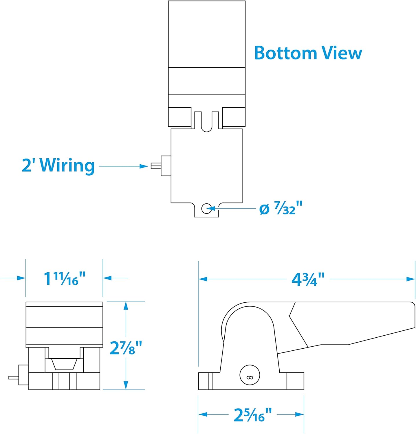 Seachoice Universal Series Automatic Marine Bilge Pump Float Switch For 6-36V : Boating Equipment : Sports & Outdoors