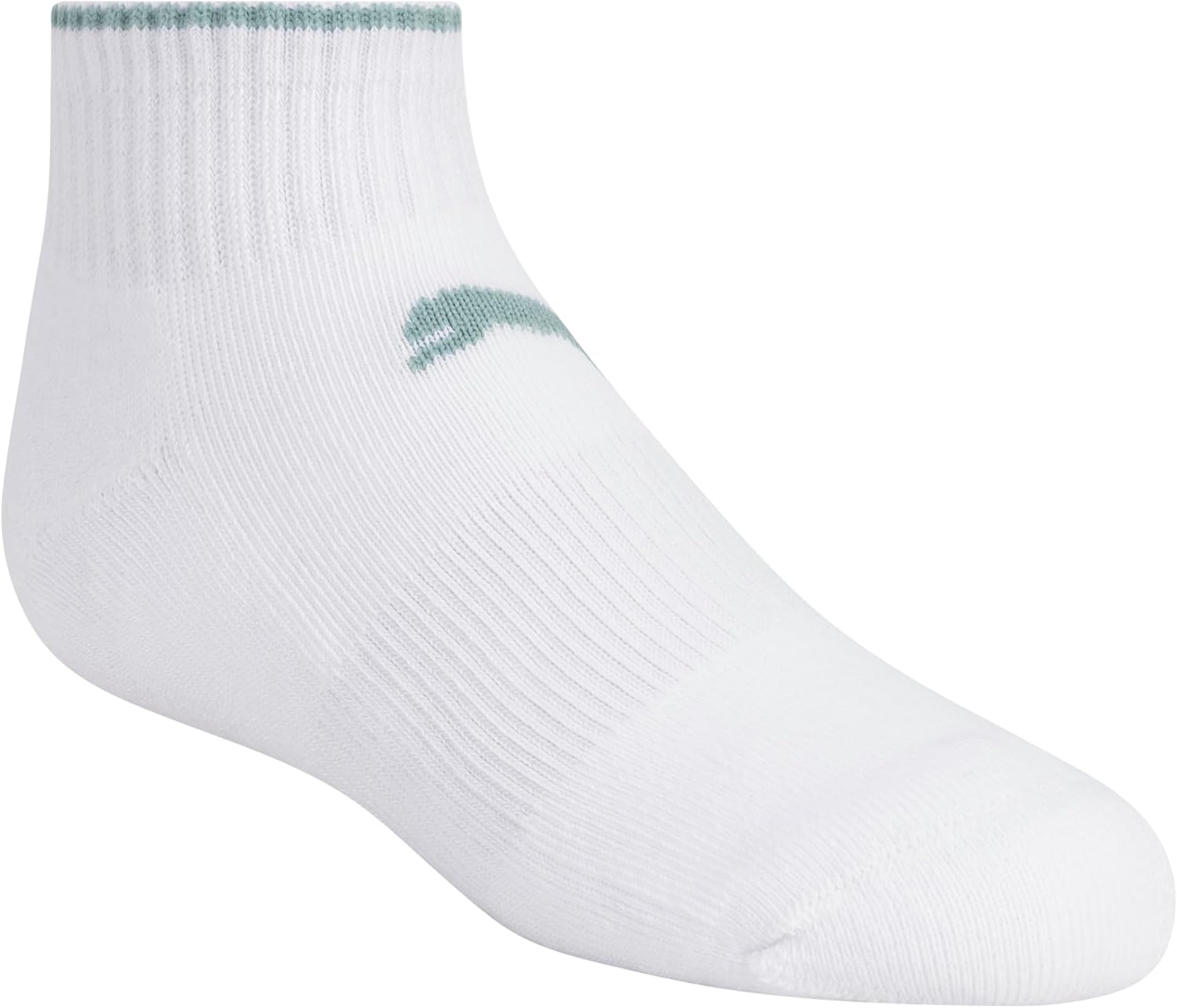 PUMA Girls' Quarter Crew Cushioned Arch Support Socks (8-Pack) - Image 5