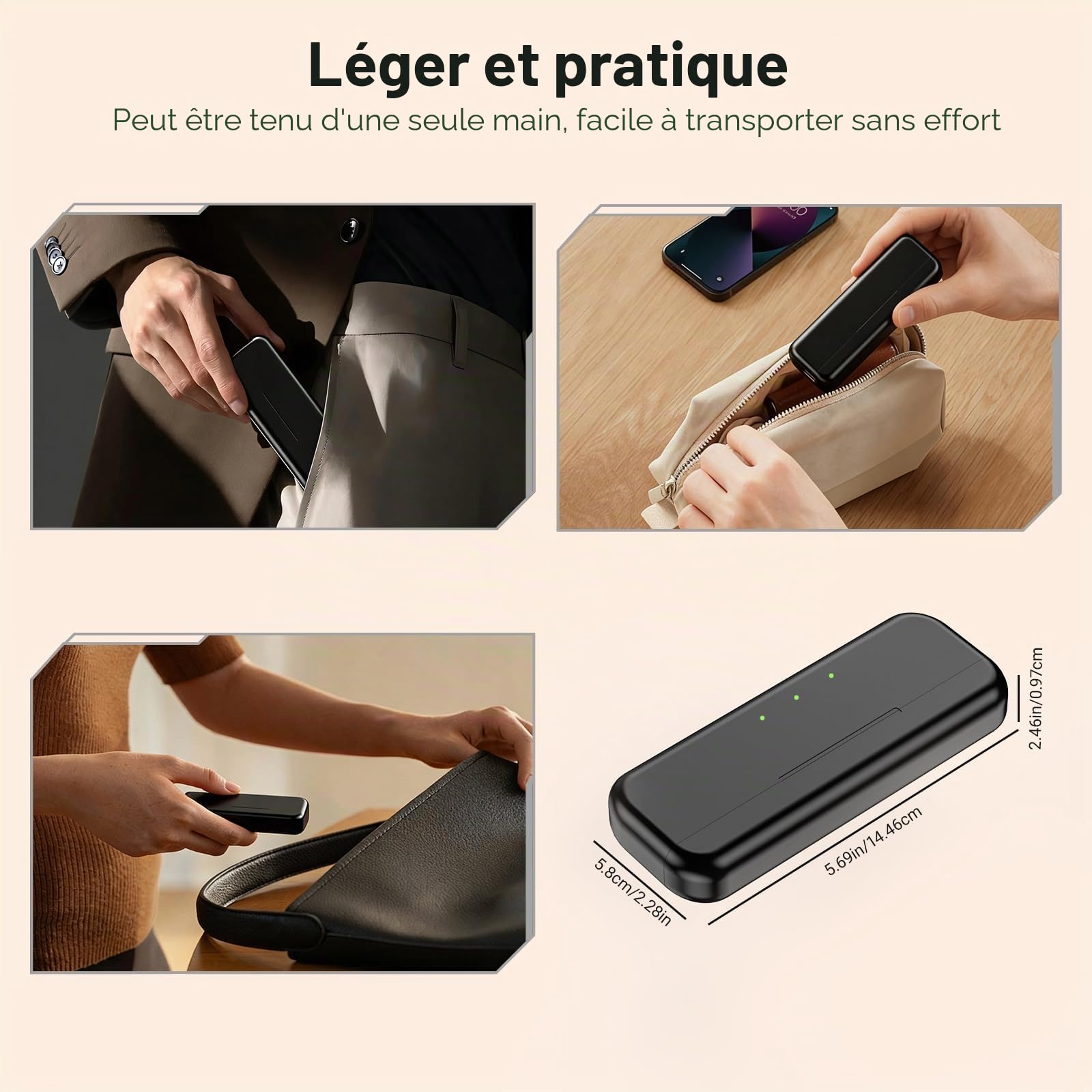 Lot de 3 batteries de rechange 2800 mAh compatibles avec les caméras DJI Osmo Action 6/5 Pro/4/3/Osmo 360 avec station de charge de batterie de type C à 3 canaux