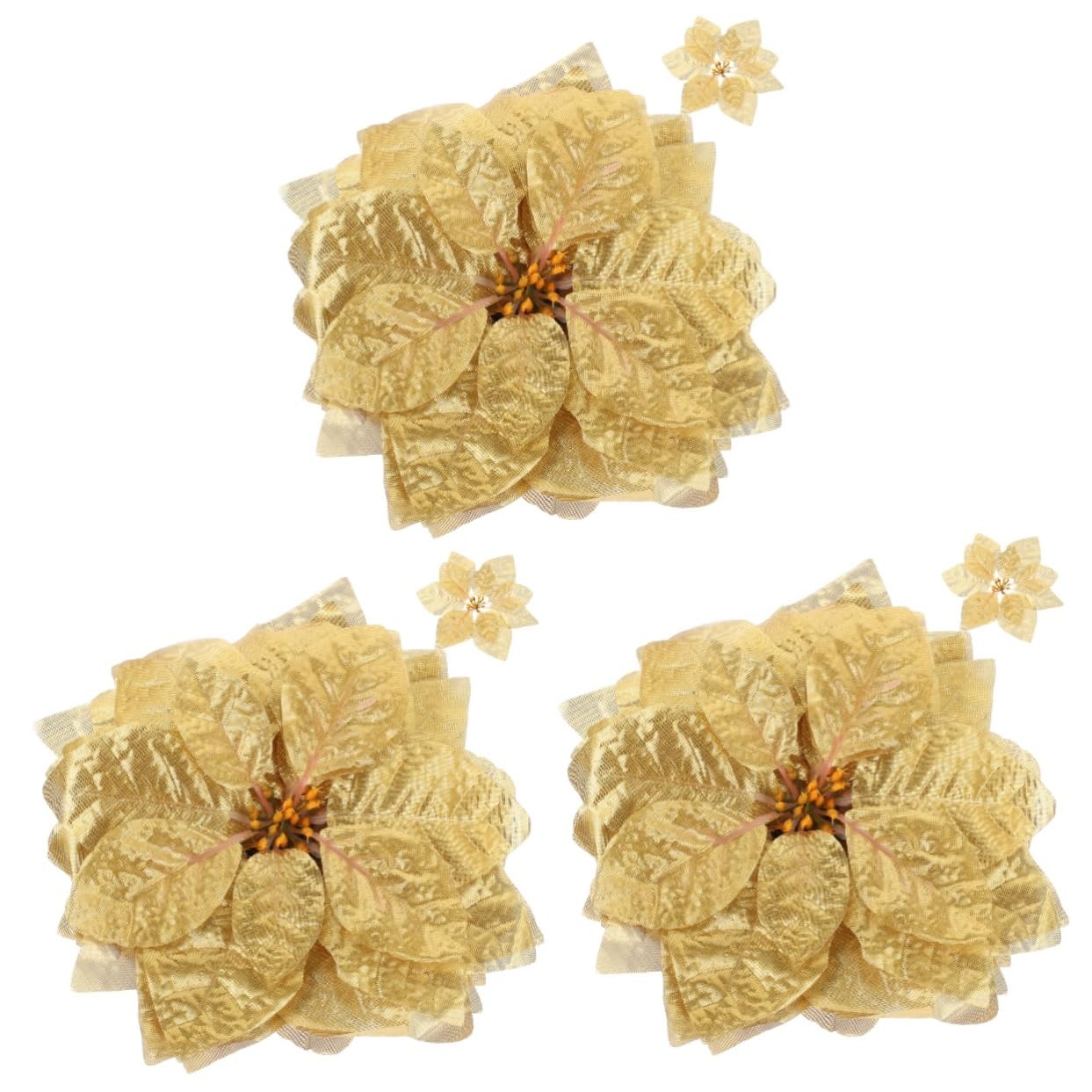 Alipis 84stücke Künstliche Weihnachtssterne Glitzernde Poinsettia Blumen Für Festliche Dekoration Für Weihnachten Tischarrangements Und -projekte