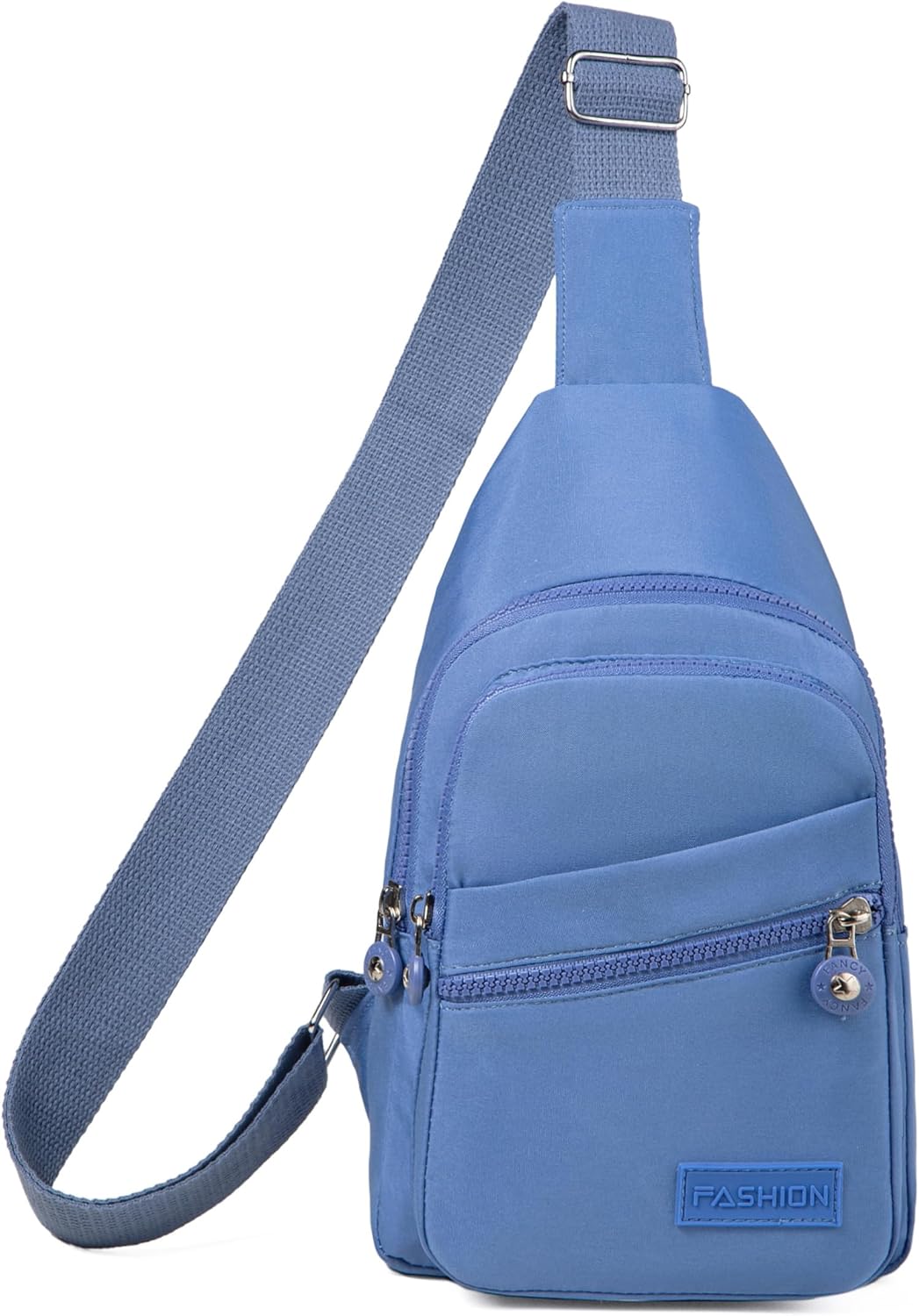 Small Sling Backpack Crossbody Sling Bag for Women, Chest Bag Daypack Fanny Pack Cross Body Bag for Outdoors Hiking Traveling - Blue - Image 2