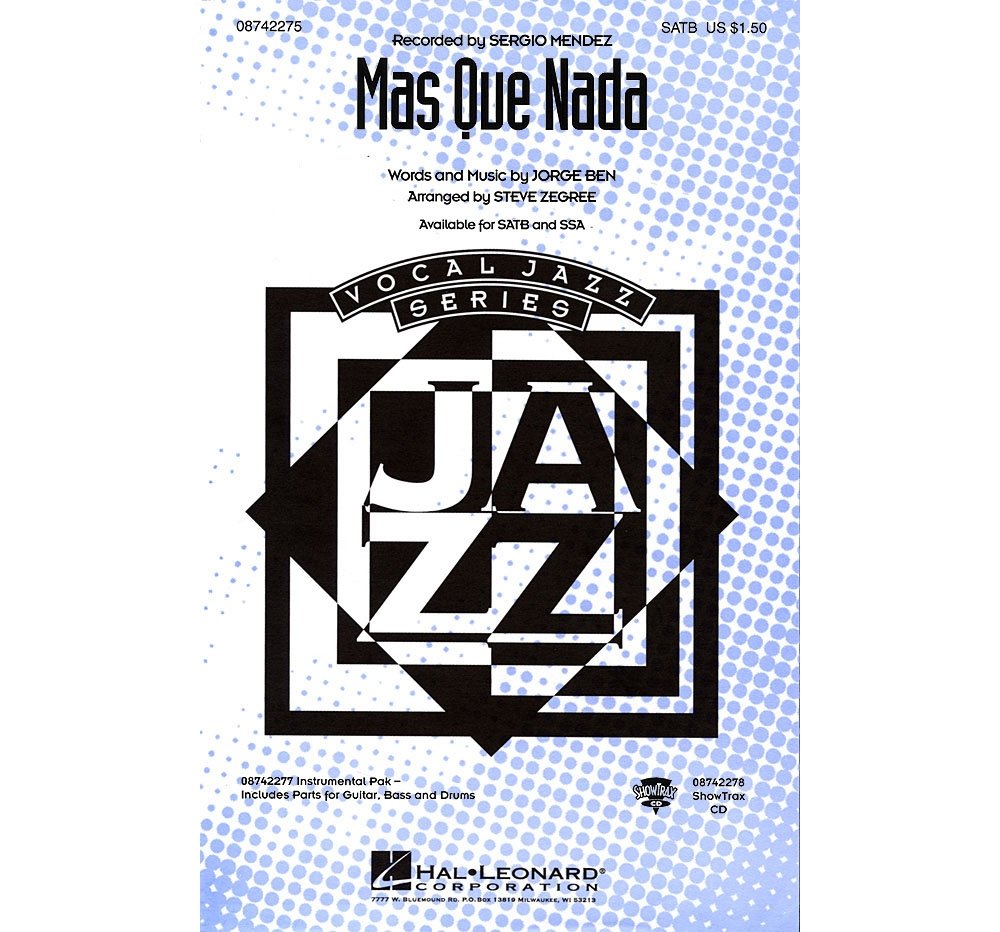 Mas Que Nada - SSA - Conducteur : Partition chœur de voix de femmes