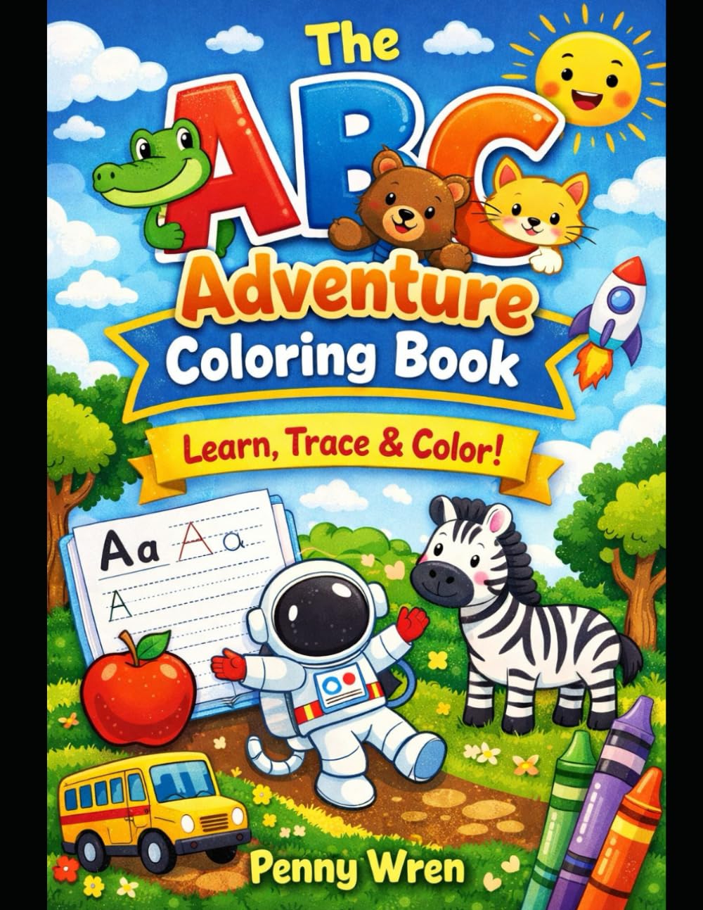 The ABC Adventure Coloring Book: Fun Tracing, Coloring & Activities for Kids