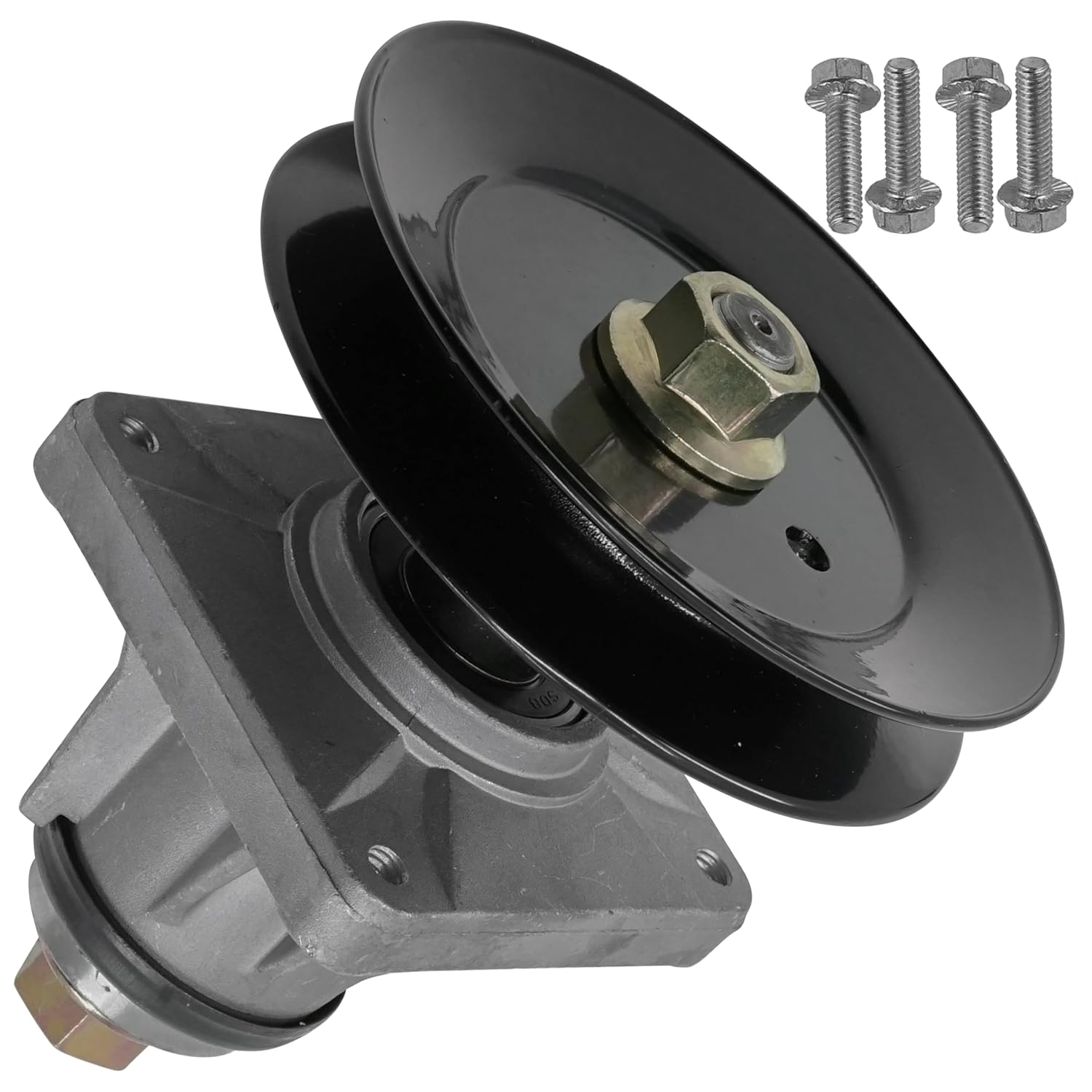 Caltric Spindle Assembly with Bolt Compatible with MTD Compatible with Cub Cadet 618-0660 918-0660 618-0660A 918-0660A