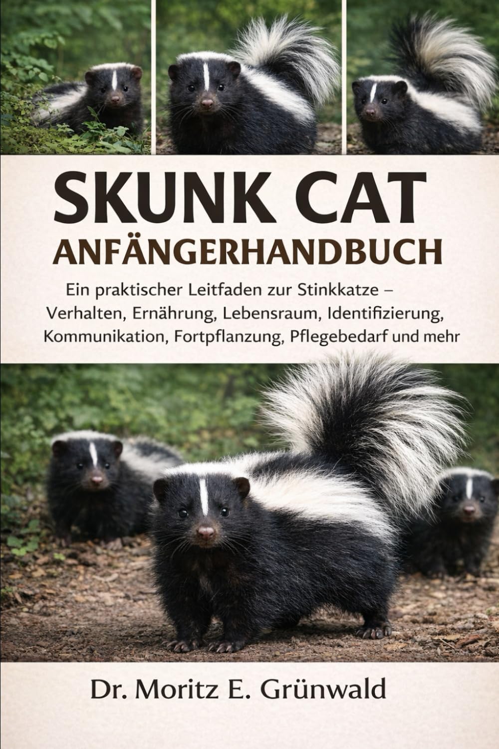 SKUNK CAT ANFÄNGERHANDBUCH: Ein praktischer Leitfaden zur Stinkkatze – Verhalten, Ernährung, Lebensraum, Identifizierung, Kommunikation, Fortpflanzung, Pflegebedarf und mehr
