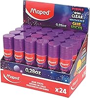 Vista 8 de Maped Essentials - Barras de pegamento transparente, paquete de 24, tubos de 0.28 onzas, sujeción premium, secado transparente, ideal