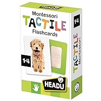 Headu Flashcards Tactile Montessori Osserva Tocca E Senti Mu23738 Gioco Educativo Per Bambini 1-4 Anni Made In Italy