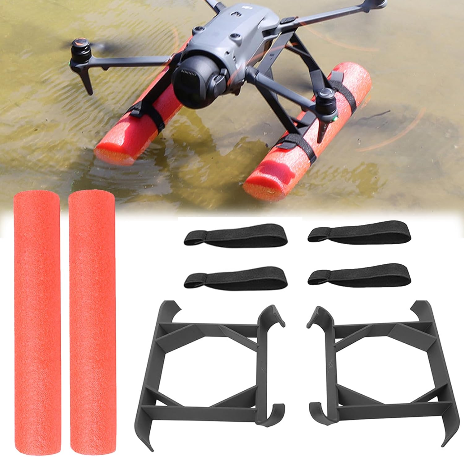 Water Float Landing Gear for DJI Mavic 4 Pro,Drone Water Landing Gear/Float Buoyancy Frame kit