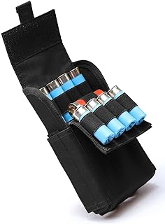 Shotgun Shell Holder 25 Round. Shotgun Shell Pouch Quick Access Tactical Molle Waist Pouch for 12 Gauge/20G