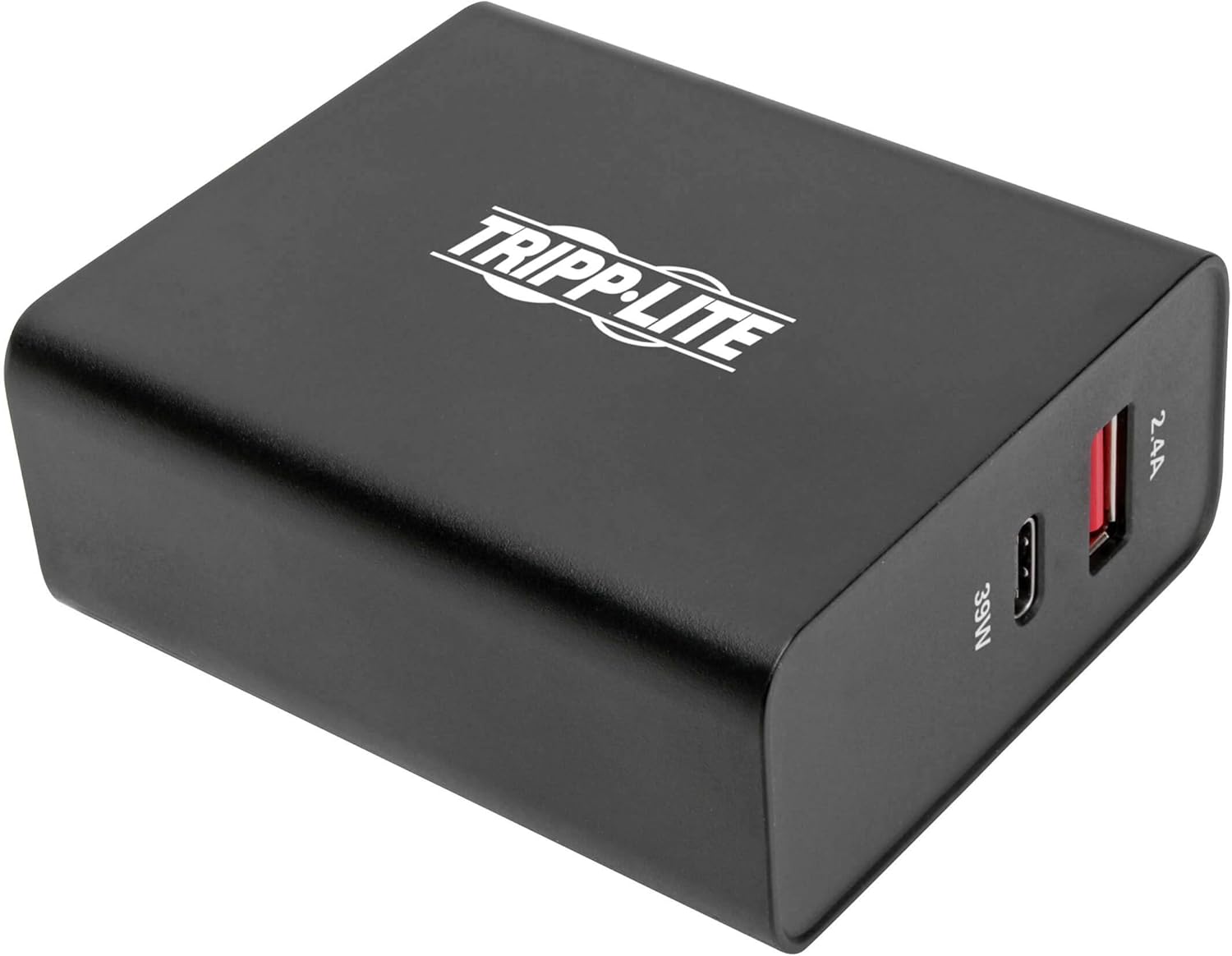 Dual-Port USB Wall Charger with Pd Charging - USB Type-C (39W) & USB Type-A (5V 2.4A/12W)