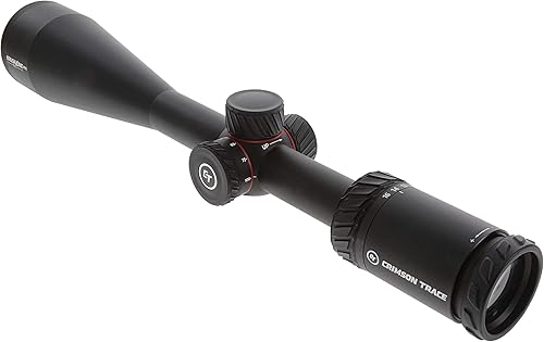 Miniatura 84 de Crimson Trace Brushline Pro Riflescope con construcción sólida ligera, tapas de alcance y paño para lentes para caza, tiro y exteriores