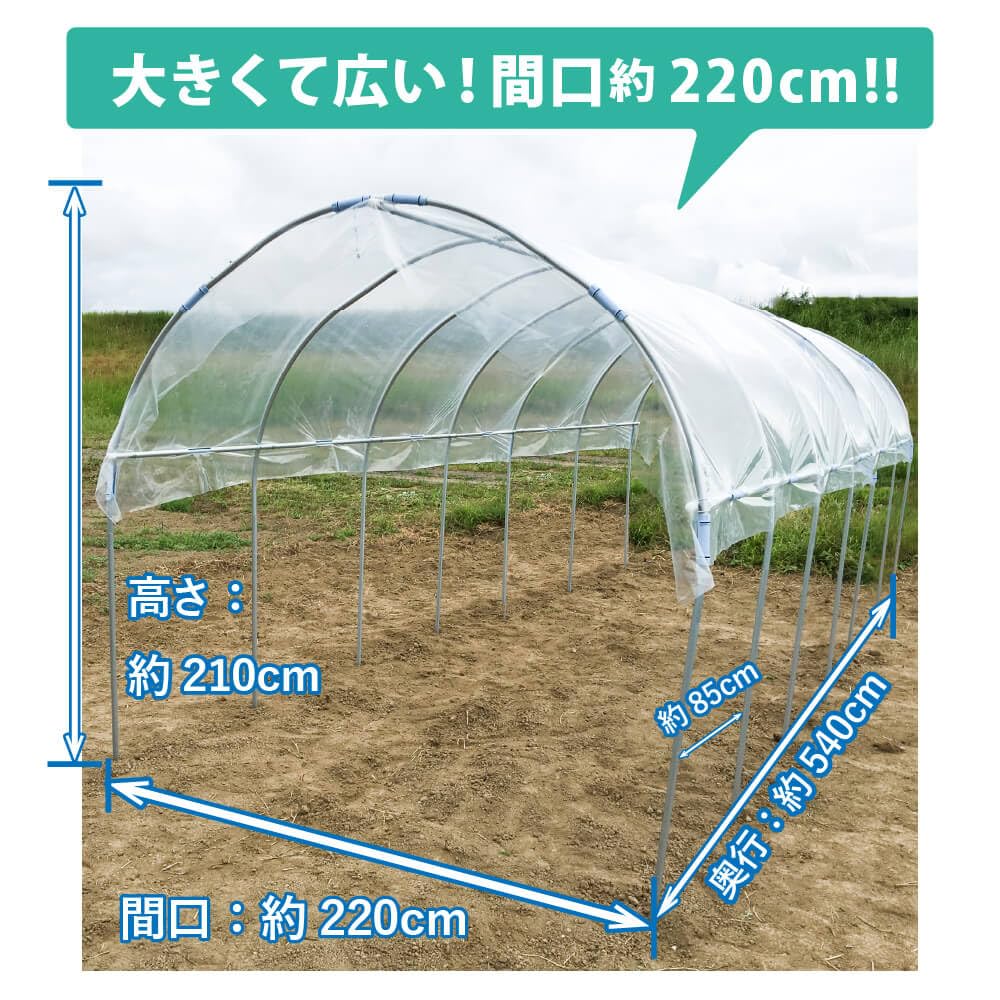 Amazon.co.jp: DAIM ビニールハウス トマト 支柱 雨よけ セット DX