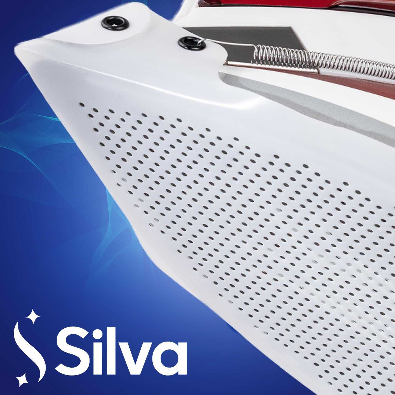 Silva Copri Ferro da Stiro – Superficie Antiaderente in Teflon, Resistente al Calore fino a 250°C – Protezione per Tessuti Delicati, Facile da Installare, Adatta alla Maggior Parte dei Ferri a Vapore