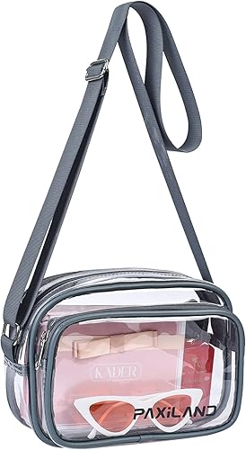 Clear Bag Stadium Approved, Clear Purse for Stadium Concert Sport Event Work Travel Festival