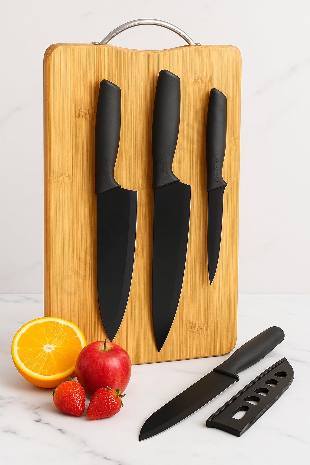 Professional Stainless Steel 3 Piece Kitchen Knife Set -7 Professional Stainless Steel 3 Piece Kitchen Knife Set -7