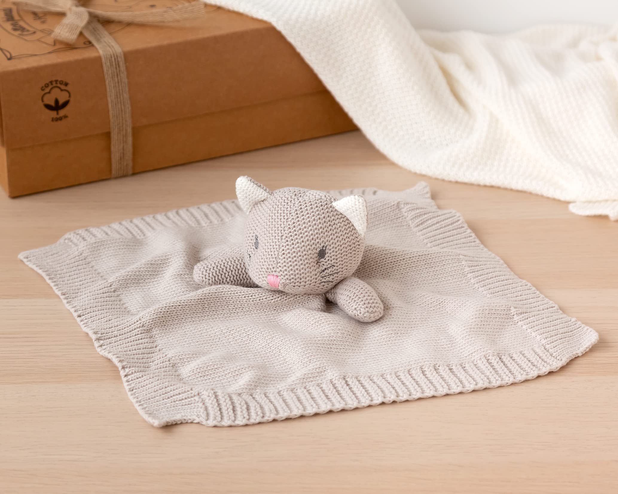 KIOKIDS DOUDOU Bawełniany kotek