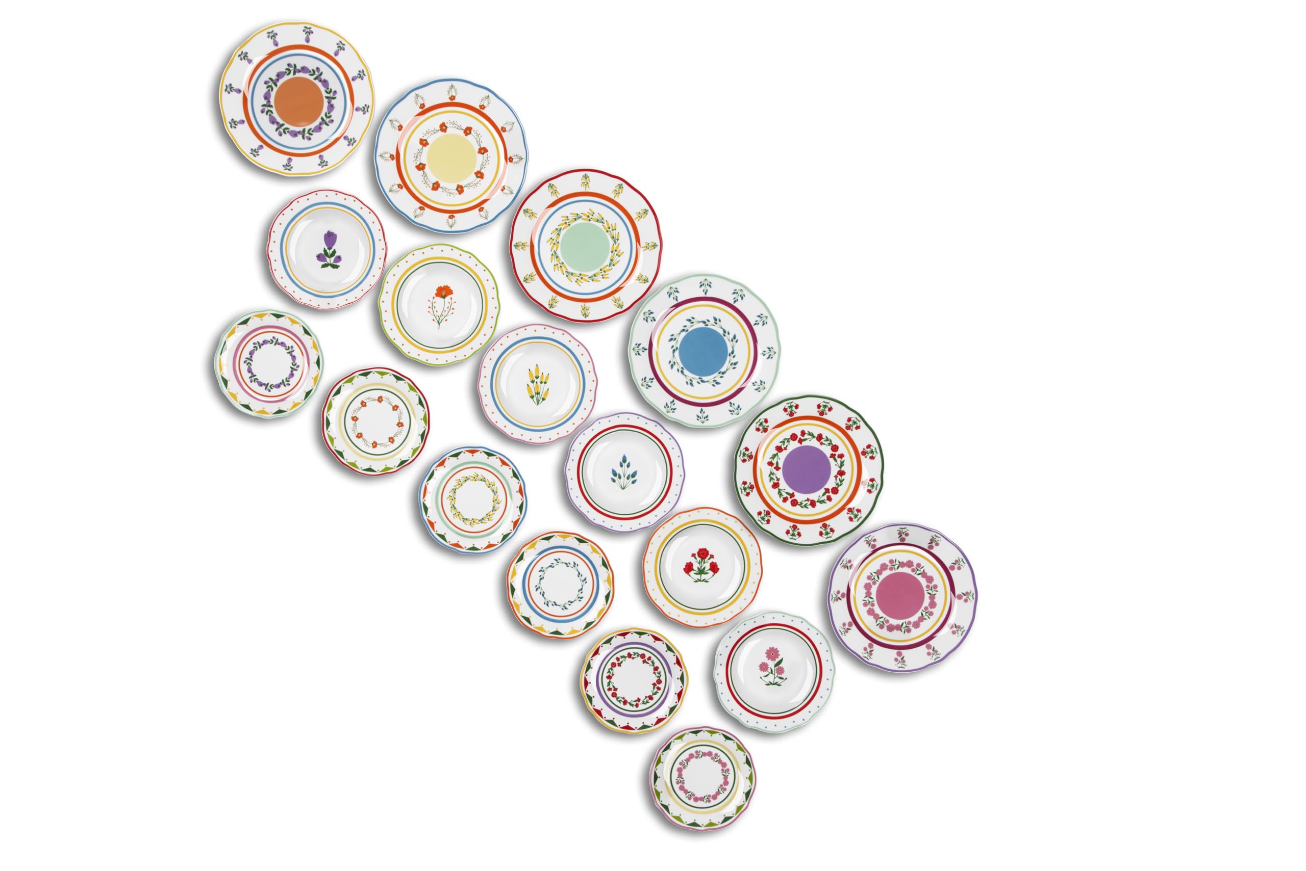 Excelsa Arles zestaw naczyń stołowych, 18-częściowy, porcelana, Multidecoro