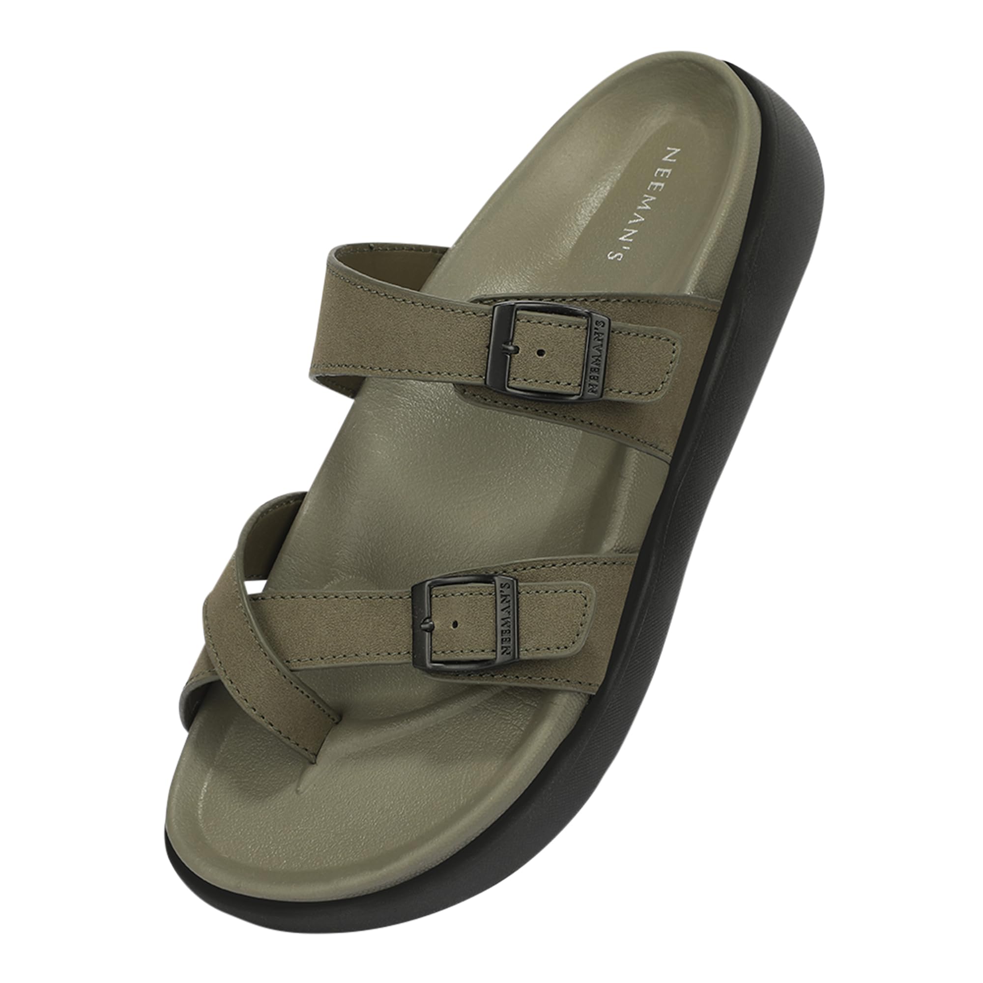 neeman's PureWhoosh Sail Sandals for Men | Adjustable Buckle Strap Casual Sandals | Cushioned Footbed with Arch Support | Comfortable Slip On Footwear for Daily Wear & Travel-picture-36