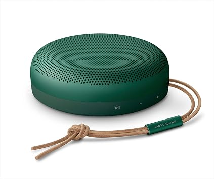 Bang & Olufsen Portable Speaker Beosound A1 2nd Green Bluetooth Wireless IP67 Certified Waterproof Dustproof Video Conference 18 Hours Playtime