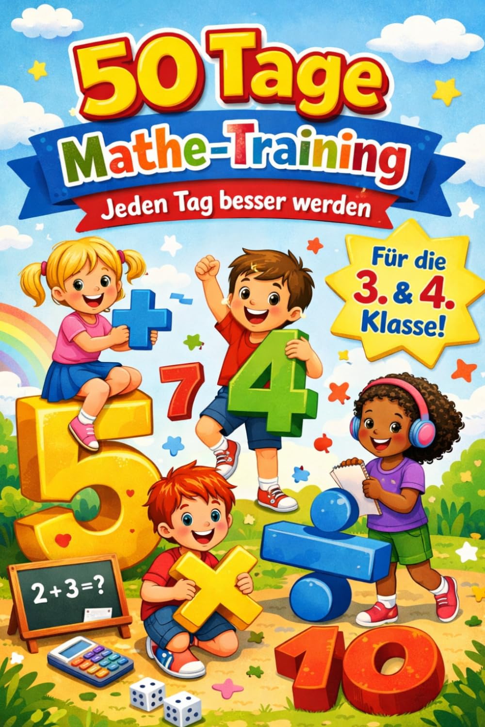 50 Tage Mathe-Training 3-4 Klasse – Werde jeden Tag ein bisschen besser!
